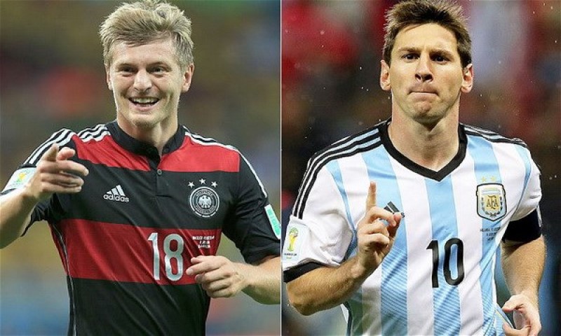 Trận world cup 2014 giữa đội tuyển Đức Và Argentina